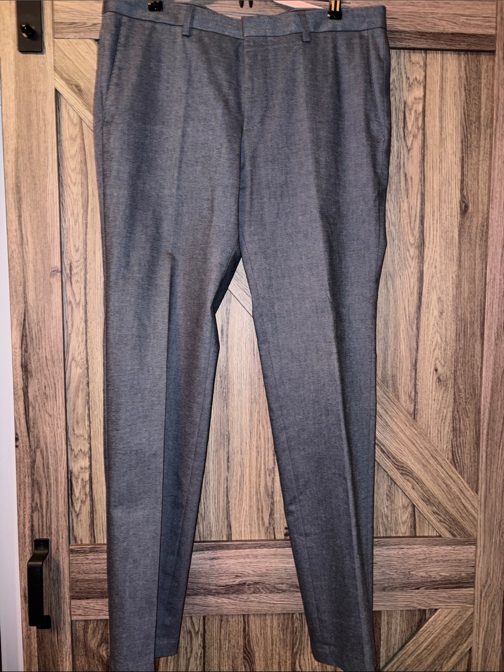 BOSS Hugo Boss Navy Cotton Twill Dress Pants Trousers 34R Made in Croatia